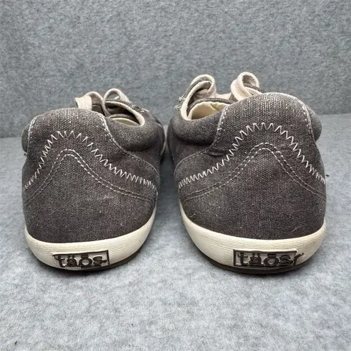 Taos Star Women's Canvas Sneakers Gray Size 9 Casual Lace