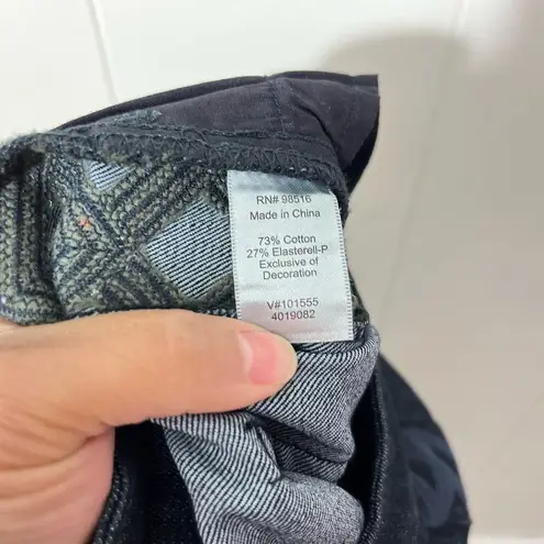 Coldwater Creek Jeans Women's Blue Denim Tuxedo Ankle Jeans Size 4P NWT