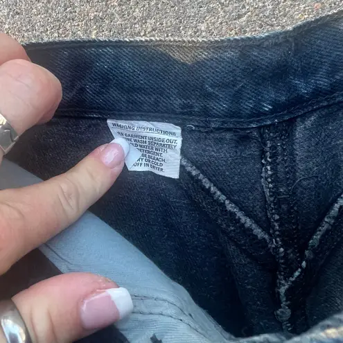 Vintage Rockies Black High Rise Wedgie Tapered V Yoke Cowgirl Western Jeans Size 26