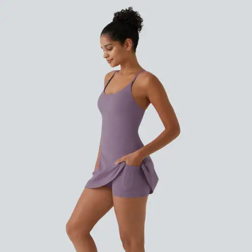 Halara Softlyzero Size Extra Small XS Backless Active Dress-Easy Peezy Edition