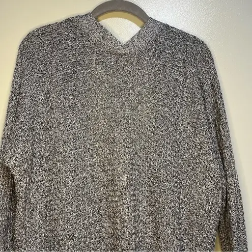 Anthropologie Braeve Knit Grey Cardigan Long Waterfall Slouchy Open Knit Front Gray Size undefined