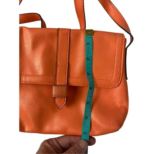 basic editions  mandarin orange cross body handbag