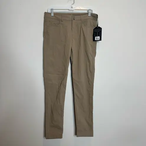 NWT Anatomie Luisa Skinny Jean Pants Khaki Size Medium Tan