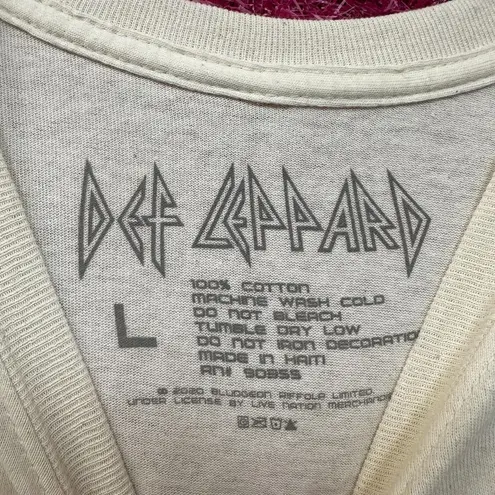 Def Leppard World Tour 1992 Rock Tshirt size Large