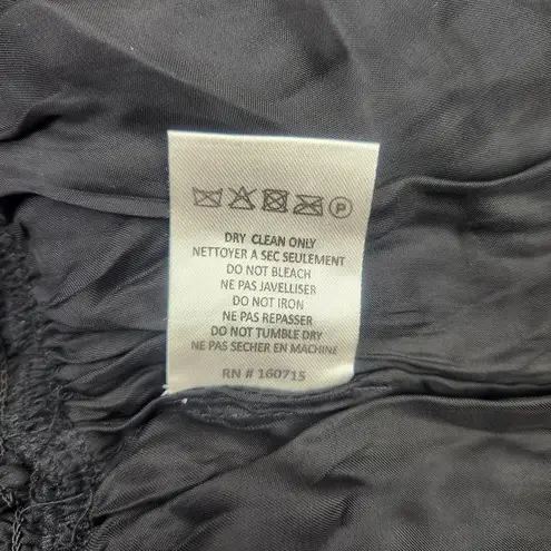 Retrofête Retrofete Hedy Embellished Silk Chiffon Dress in Black Pearl Size Small NWT