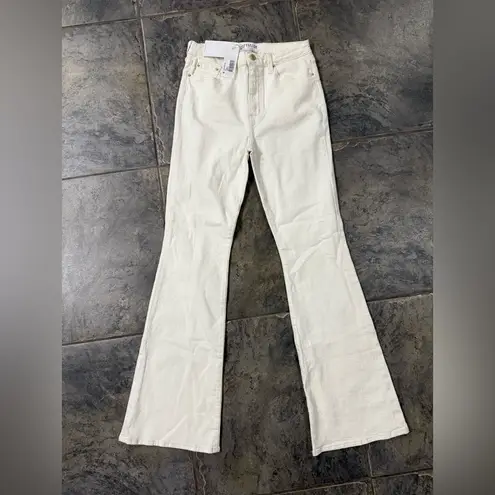 Derek Lam NWT I0 CROSBY CROSBY HIGH RISE FLARE JEANS Ivory sz 29 $245