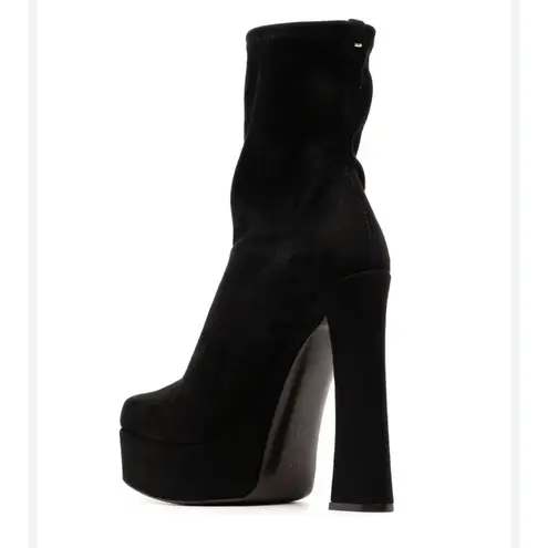 Giuseppe Zanotti Stretch Bootie platform boots MSRP $1095 Size 36 US 6 Velvet - Image 4