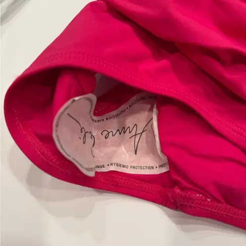 Anne cole Anne Colle Live In Color Strapless Bandeau Keyhole Shirred One Piece Swimsuit