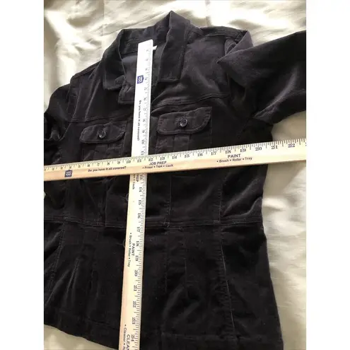 Fashion Bug Fashion Bugs Women 14/16W Jacket Stretch Brown Open Button Front Long Sleeve - Image 10