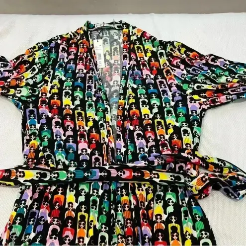 Alice + Olivia  “Willa Rainbow Stace Robe Kimono Size Xs Multicolor - Image 6
