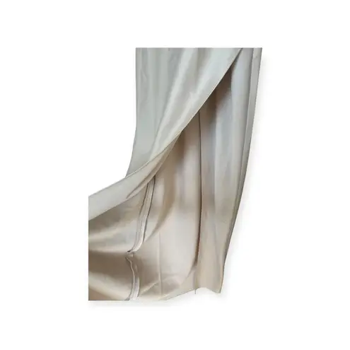 BHLDN Freya Satin Charmeuse Bridesmaid Dress in Champagne Sz 2 NWT Anthropologie