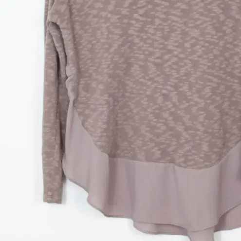 Deletta Anthropologie Nubby Circle Long Sleeve Sweater Tan Womens Size Small - Image 4