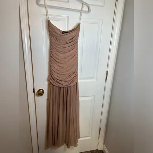 Retrofete Adele Ruched Strapless Maxi Dress Size XS