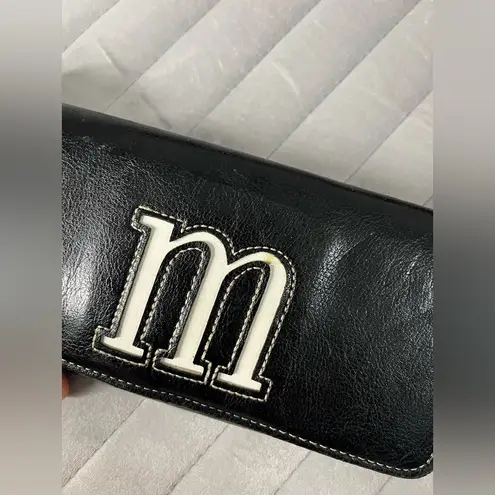 “M” Y2K wallet Black