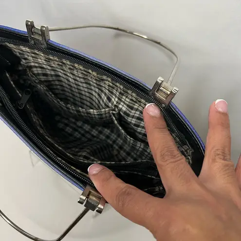 Vintage Gone with the Wind Purse Embellished with Rhinestones Blue