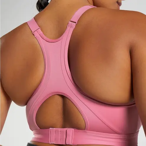 Gymshark  High Support Sports Bra Pink 34E/F Racerback Adjustable Strap