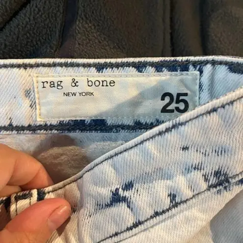 Rag and Bone  Nina High Rise Cigarette Jean in Half Moon