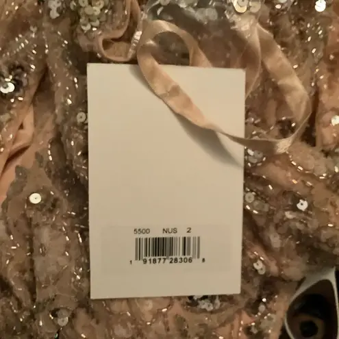 Mac Duggal 5500 Womens Embellished Bateau Neck Cap Sleeve Gown