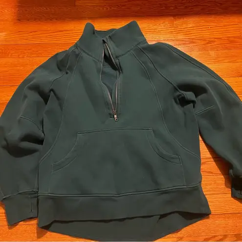 Lululemon  oversized scuba funnel neck storm teal size m/l Missing emergency - Image 1
