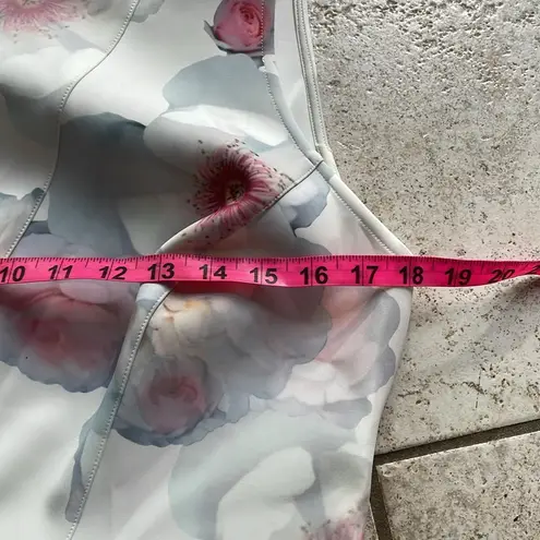 Ted Baker Puxie Floral Sleeveless Neoprene Skater Dress White Size 10