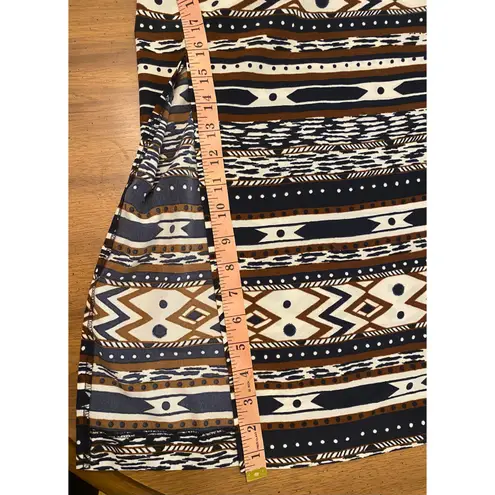 Danny & Nicole Southwest Maxi Sleeveless Sheath Dress Size 16 Coastal Cowgirl Black