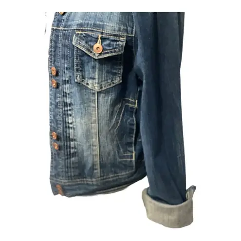 Vanity Dark Denim Trucker Jacket Size M