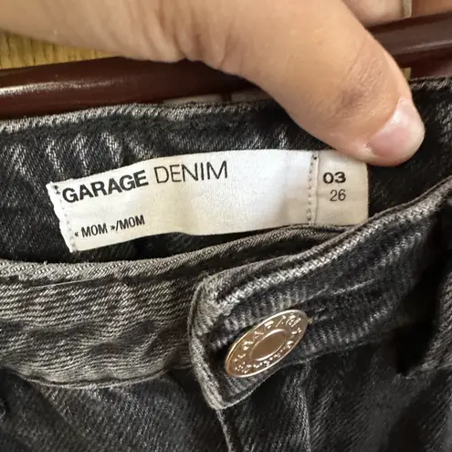 Garage Women’s  Grey / Black Mom Jeans