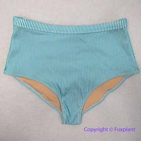 NEW Rhythm x Free People Noumea boy leg bikini bottom, size S Green