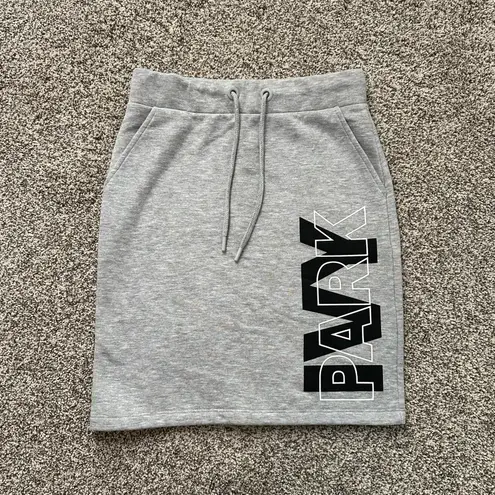 Ivy Park light gray mini skirt size XS