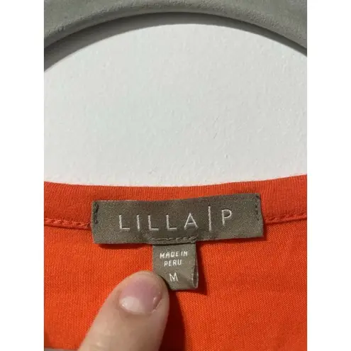 Lilla P Orange Tunic Womens Size Medium