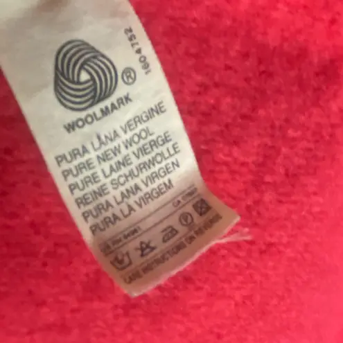 United Colors Of Benetton Vtg Benetton Pure New Wool Cropped Coral Cardigan Shawl Collar Bolero
XS/S