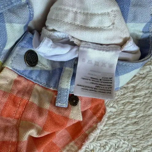 Farm Rio for Anthropologie Gingham Shorts Size XS