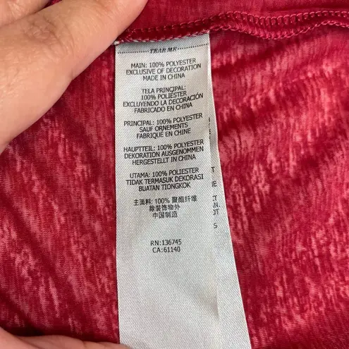 Lorna Jane NWT Superfine Active Muscle Tank Top in Dark Red Size Medium