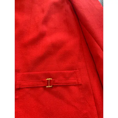 Blazer Size 12 Red In Color