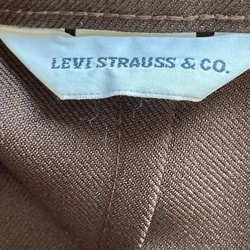 Vintage Levi Strauss Polyester Skirt Brown Size undefined