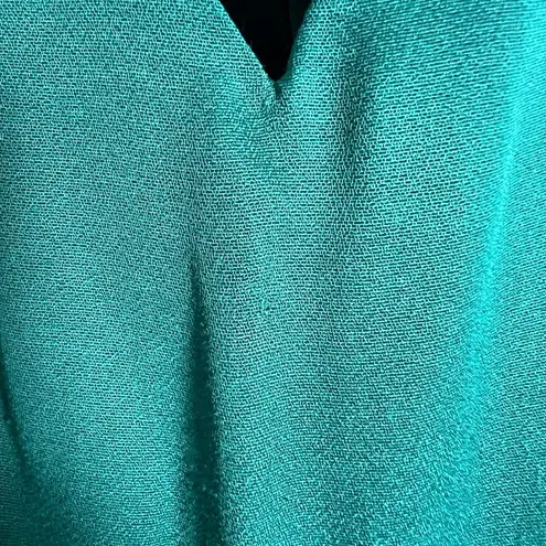 Jessica McClintock Vintage Bridal Green Short Sleeve Maxi Dress Size L