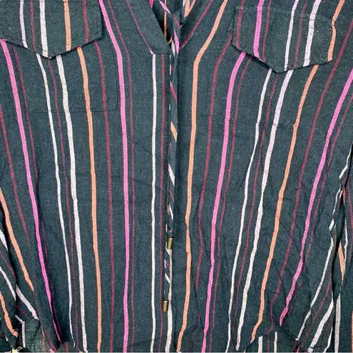 Rails Selena Baja Stripe Pullover Shirt Size Small
