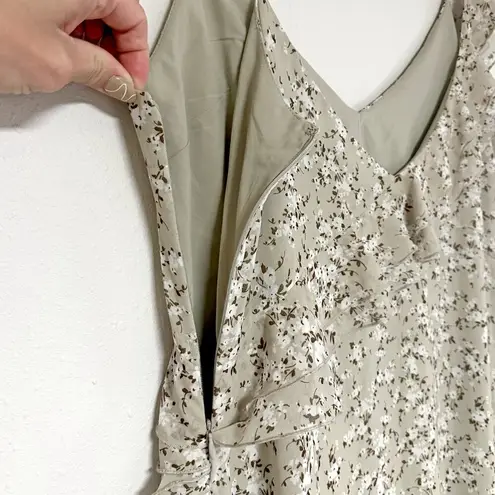 WAYF Morgana Tiered Ruffle Midi Dress