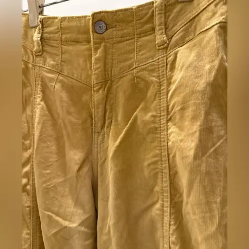 Free People NWT  We The Free Libre Cord Wide-Leg Jeans in Fall Leaf