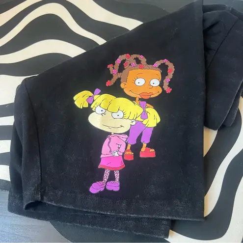 Nick & Nora Acid Wash Rugrats Biker Shorts