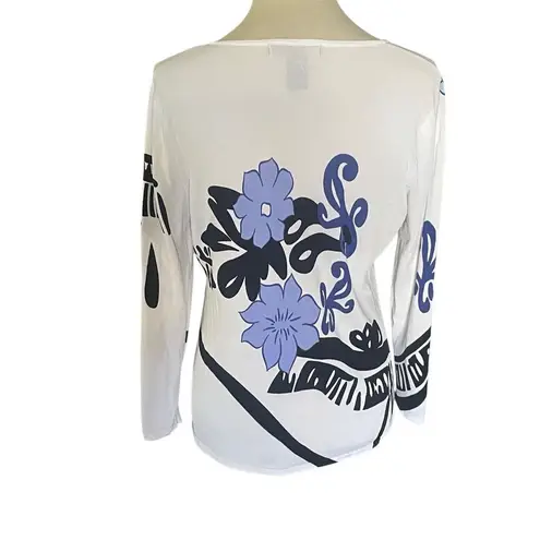 VENUE Abstract Floral Sequin Embellished Cardigan Size Large White