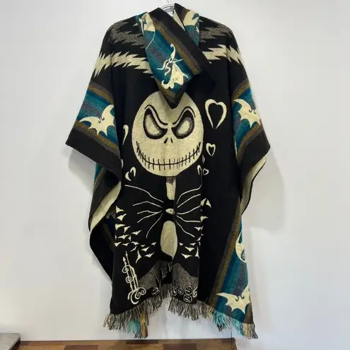 Disney  Nightmare Before Christmas‎ Poncho Shaw One Size Blanket Jack Skellington