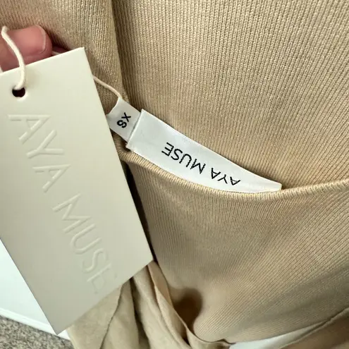 NWT AYA MUSE Vire Women’s Open Back Long Maxi Dress