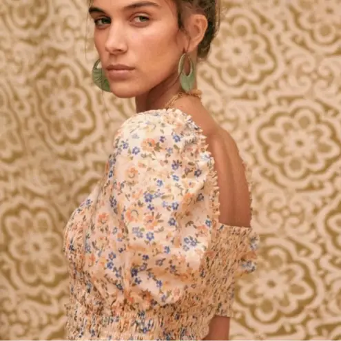 Sézane Mirtha Top, Spring Garden, FR34/US2