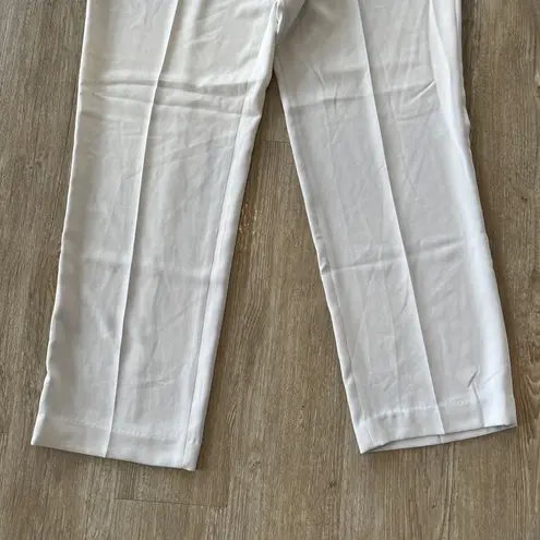 Joan Vass Womens White Dress Pants - 12