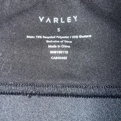 Varley High Rise Leggings Compression Athletic Yoga Pants Black