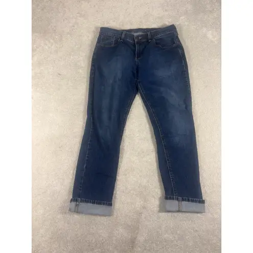 Mott & Bow Boyfriend Jeans Womens Size 28x28 Normcore Travel Minimalist Casual Blue