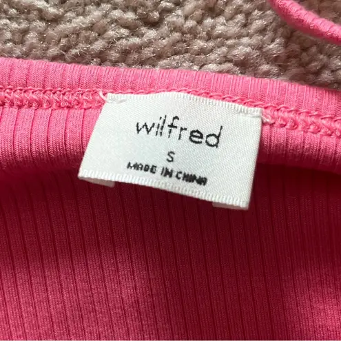 Wilfred ARITZIA pink cropped tank Size S