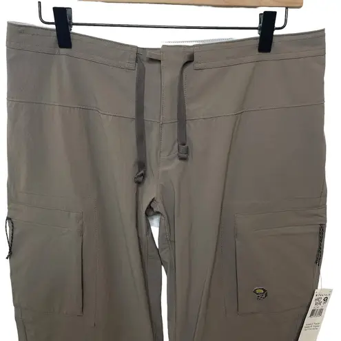 Mountain Hardwear NWT  Yuma Convertible Pants - Women's Brown Nylon Size 8