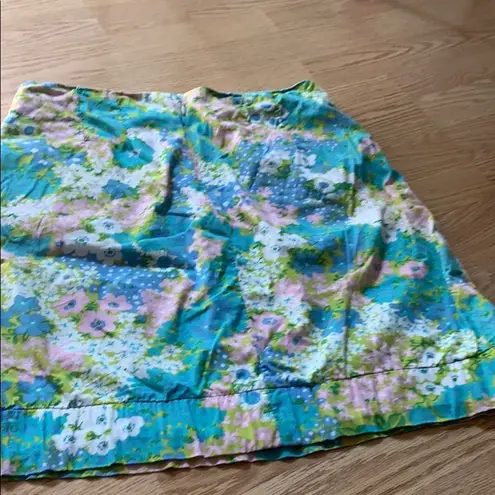 Matilda Jane Ginersnap Floral Print A Line Skirt M